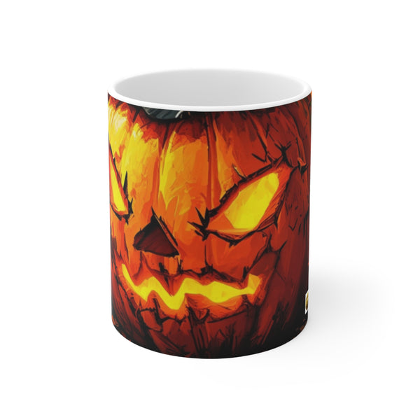 Printed Ceramic 15oz Coffee Cup | Halloween Theme Print Cup for Unisex | Restaurant Coffee Cups for Coffee