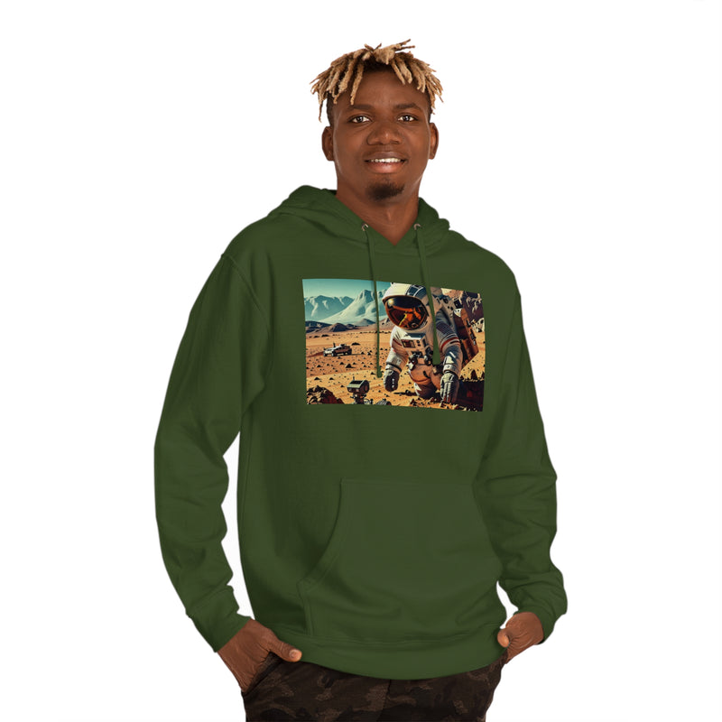 "Mars Rover Adventure" Printed Sweatshirt Hoodie Long Sleeve Sweaters | Cool Print Sweatshirt for Unisex