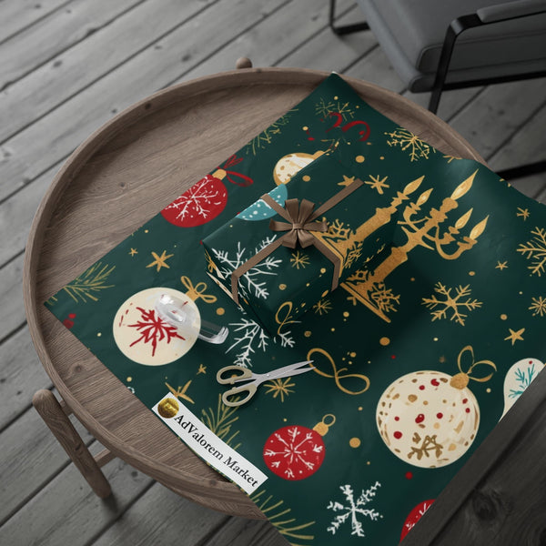 Christmas Gift Wrapping Paper | Gift Wrapping Paper for Christmas | Available in three sizes—30" × 36", 30" × 72", and 30" x 180"