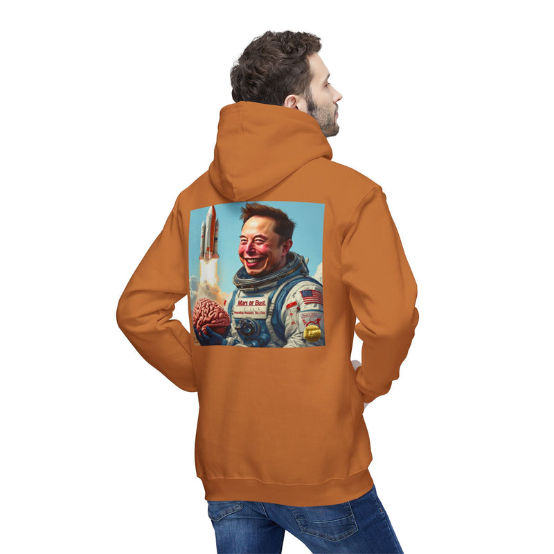 "Mars or Bust" Printed Sweatshirt Hoodie Long Sleeve Sweaters | Cool Print Sweatshirt for Unisex