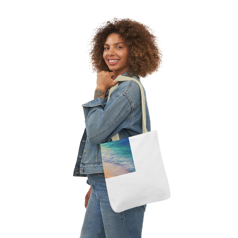 Seaside Printed Canvas Tote Bag | Aesthetic Tote Bag for Men, Women | Travel, Gym, Shopping & Beach Bag