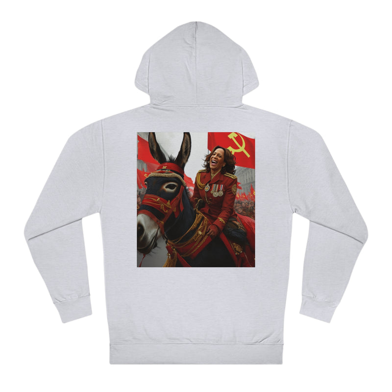 "Kamala Happy Donkey" Printed Sweatshirt Hoodie Long Sleeve Sweaters | Cool Print Sweatshirt for Unisex