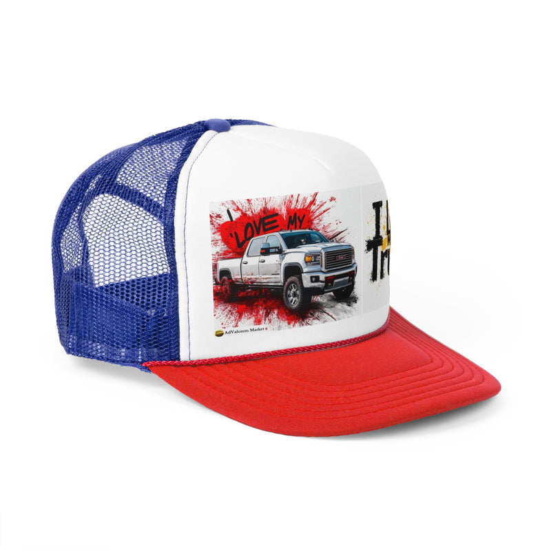 Trucker Unisex Classic Printed Cap | I Love my Truck Adjustable Cap for Men and Women