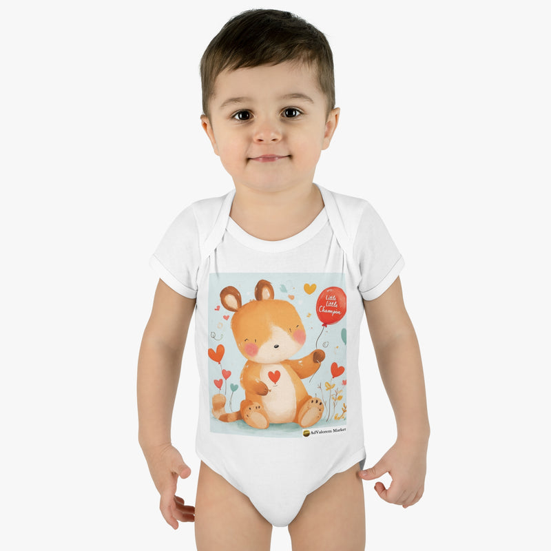 Printed Unisex Baby Rib Infant Bodysuit | 100% Combed Ring-Spun Cotton Bodysuit| Dress Your Little One in Style