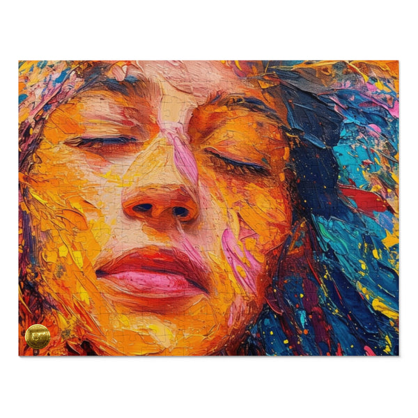 Beautifully Crafted Women Face Puzzle for Adults and Children's | 1000 Pieces Stunning Artwork Puzzle | Great for Relaxation and Display for Puzzle | Home Decor, Birthday, Party Gift Toy, Fun and Challenging Family Puzzle