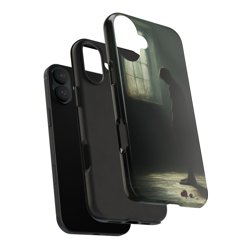 "Echoes of Sorrow" iPhone Case | Clear Case with Sorrow Feel Look | Slim Mobile Cases Compatible for iPhone