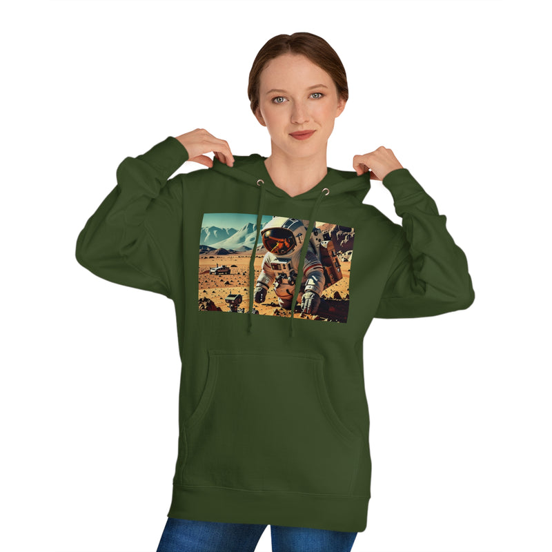 "Mars Rover Adventure" Printed Sweatshirt Hoodie Long Sleeve Sweaters | Cool Print Sweatshirt for Unisex