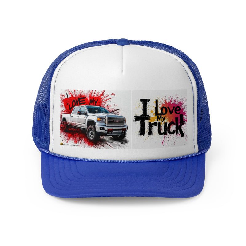 Trucker Unisex Classic Printed Cap | I Love my Truck Adjustable Cap for Men and Women