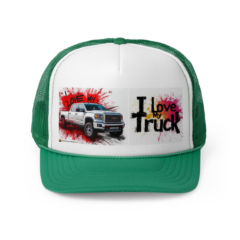 Trucker Unisex Classic Printed Cap | I Love my Truck Adjustable Cap for Men and Women